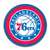 Philadelphia 76ers: Modern Disc Wall Sign