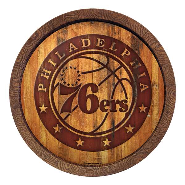 Philadelphia 76ers: Logo - "Faux" Barrel Top Sign