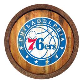 Philadelphia 76ers: Logo - "Faux" Barrel Top Sign