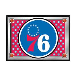 Philadelphia 76ers: Team Spirit - Framed Mirrored Wall Sign