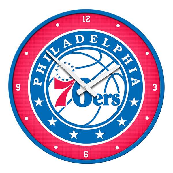 Philadelphia 76ers: Modern Disc Wall Clock
