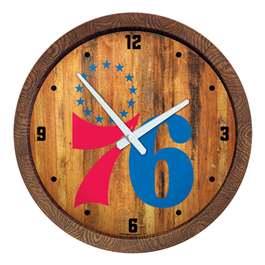 Philadelphia 76ers: "Faux" Barrel Top Clock