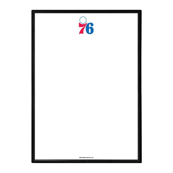 Philadelphia 76ers: Framed Dry Erase Wall Sign