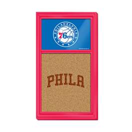 Philadelphia 76ers: Dual Logo - Cork Note Board