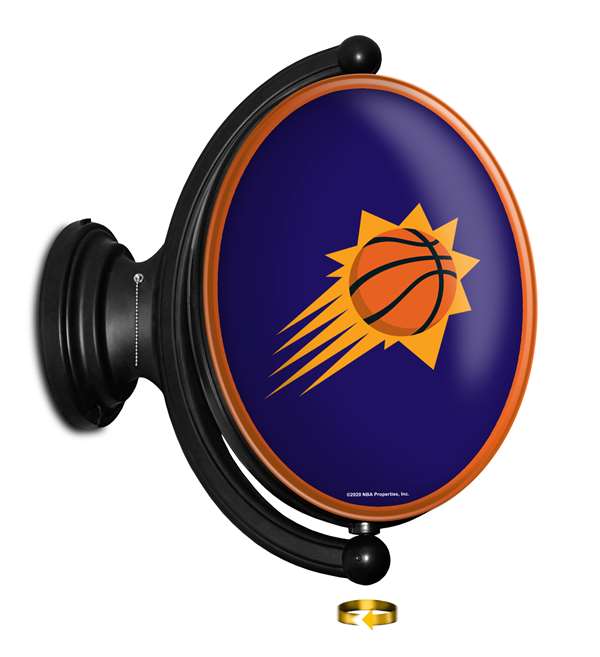 Phoenix Suns: Original Oval Rotating Lighted Wall Sign