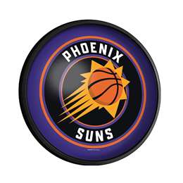 Phoenix Suns: Round Slimline Lighted Wall Sign