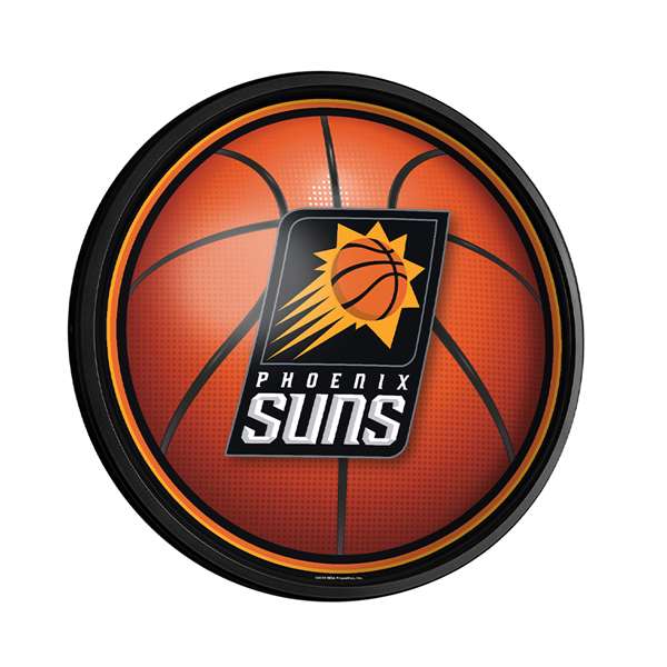 Phoenix Suns: Basketball - Round Slimline Lighted Wall Sign