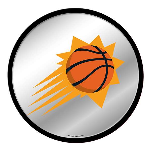 Phoenix Suns: Modern Disc Mirrored Wall Sign