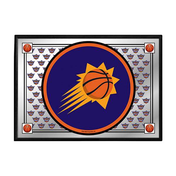 Phoenix Suns: Team Spirit - Framed Mirrored Wall Sign