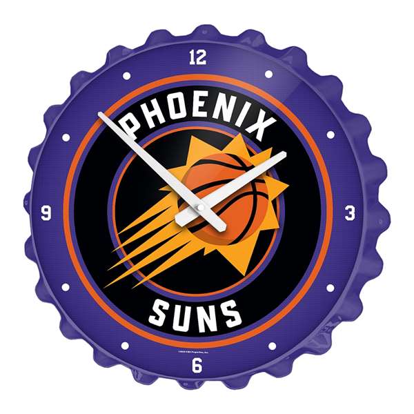 Phoenix Suns: Bottle Cap Wall Clock