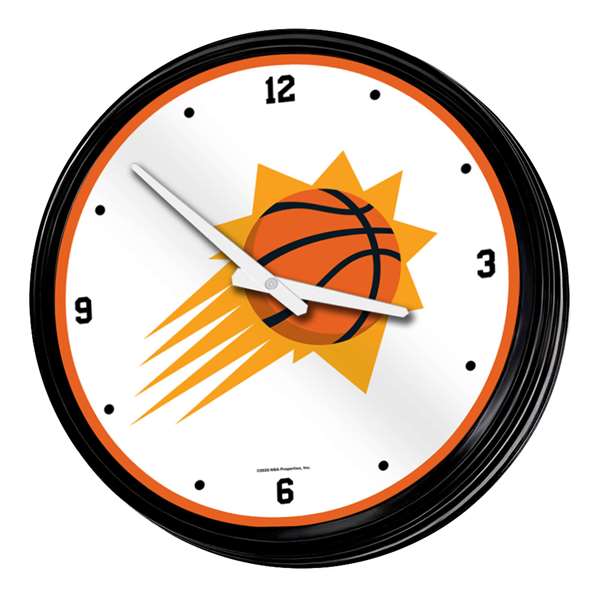 Phoenix Suns: Retro Lighted Wall Clock