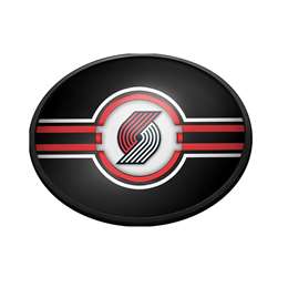 Portland Trail Blazers: Oval Slimline Lighted Wall Sign