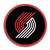 Portland Trail Blazers: Modern Disc Wall Sign