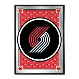 Portland Trail Blazers: Team Spirit - Framed Mirrored Wall Sign