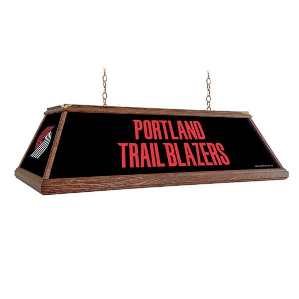 Portland Trail Blazers: Premium Wood Pool Table Light