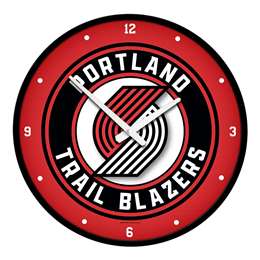 Portland Trail Blazers: Modern Disc Wall Clock