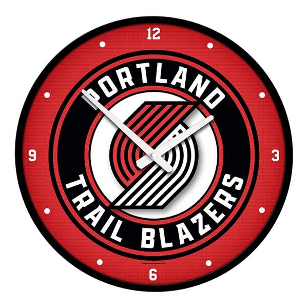 Portland Trail Blazers: Modern Disc Wall Clock