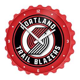 Portland Trail Blazers: Bottle Cap Wall Clock