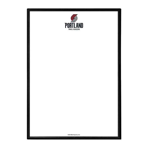 Portland Trail Blazers: Framed Dry Erase Wall Sign