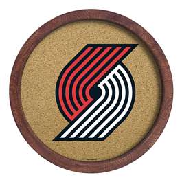 Portland Trail Blazers: "Faux" Barrel Framed Cork Board