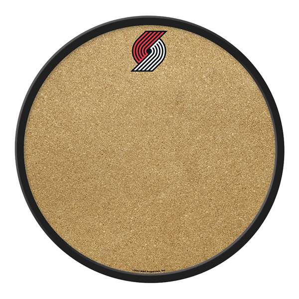 Portland Trail Blazers: Modern Disc Cork Board