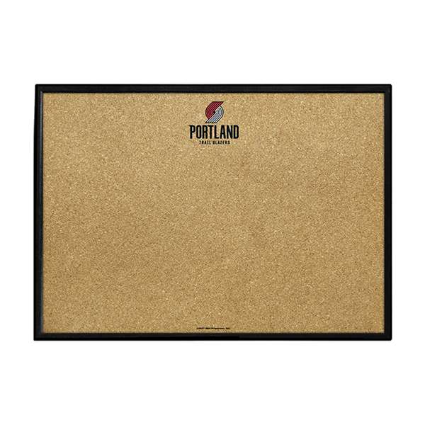 Portland Trail Blazers: Framed Corkboard