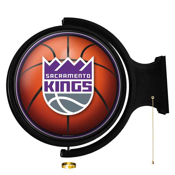 Sacramento Kings: Basketball - Original Round Rotating Lighted Wall Sign    