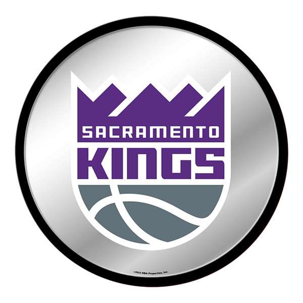 Sacramento Kings: Modern Disc Mirrored Wall Sign