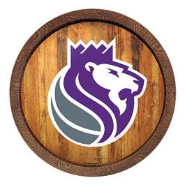 Sacramento Kings: Logo - "Faux" Barrel Top Sign