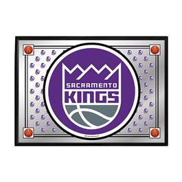 Sacramento Kings: Team Spirit - Framed Mirrored Wall Sign