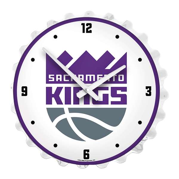 Sacramento Kings: Bottle Cap Lighted Wall Clock