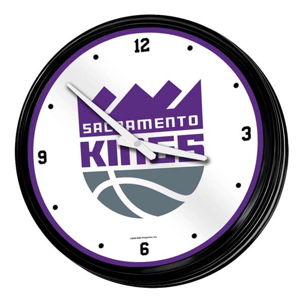 Sacramento Kings: Retro Lighted Wall Clock