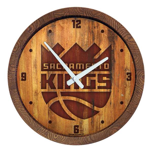 Sacramento Kings: "Faux" Barrel Top Clock