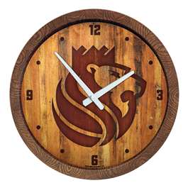 Sacramento Kings: Logo - "Faux" Barrel Top Clock