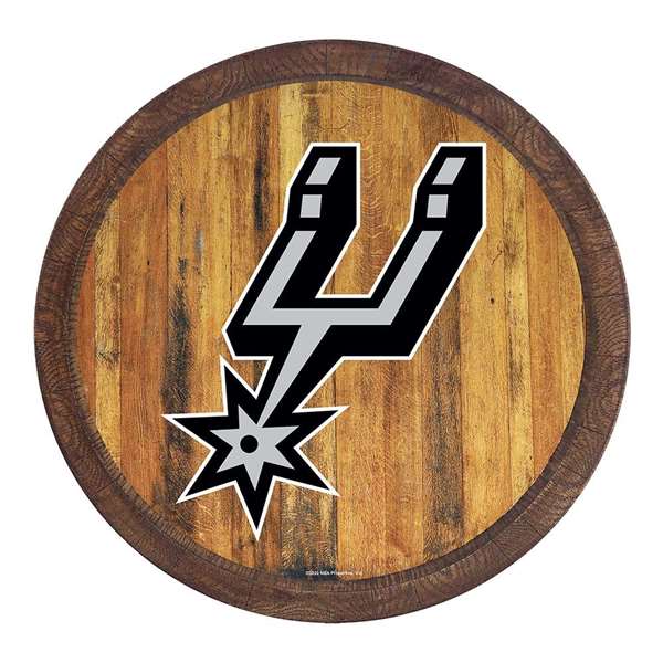 San Antonio Spurs: "Faux" Barrel Top Sign