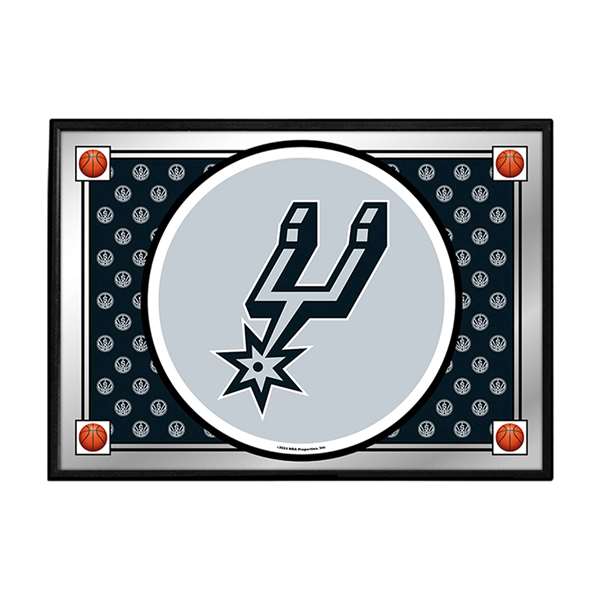 San Antonio Spurs: Team Spirit - Framed Mirrored Wall Sign