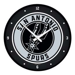 San Antonio Spurs: Modern Disc Wall Clock