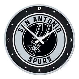 San Antonio Spurs: Modern Disc Wall Clock