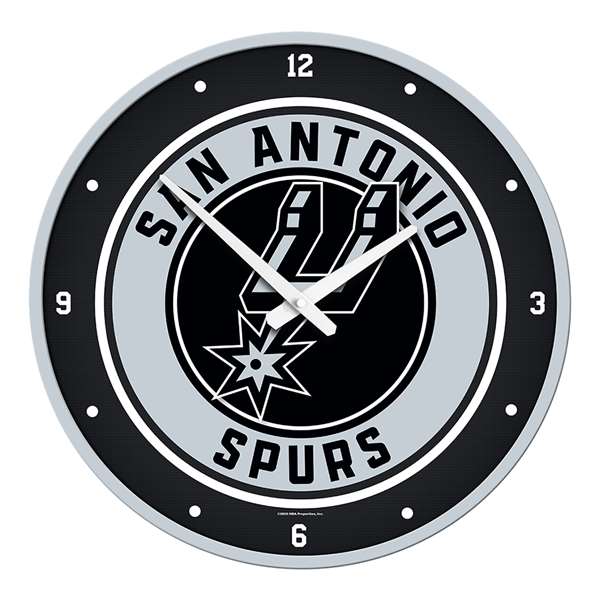 San Antonio Spurs: Modern Disc Wall Clock