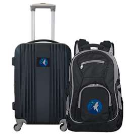 Minnesota Timberwolves  Premium 2-Piece Backpack & Carry-On Set L108