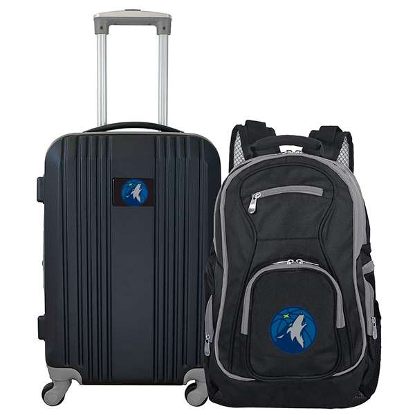Minnesota Timberwolves  Premium 2-Piece Backpack & Carry-On Set L108