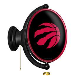 Toronto Raptors: Original Oval Rotating Lighted Wall Sign