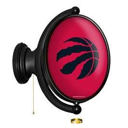 Toronto Raptors: Original Oval Rotating Lighted Wall Sign