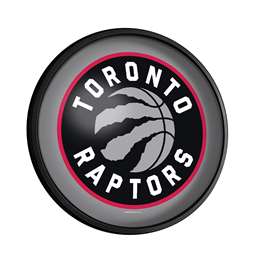 Toronto Raptors: Round Slimline Lighted Wall Sign