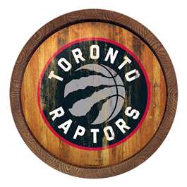 Toronto Raptors: Logo - "Faux" Barrel Top Sign