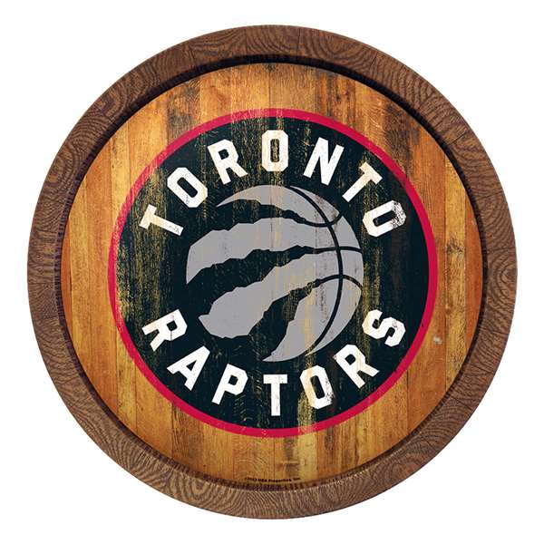 Toronto Raptors: Logo - "Faux" Barrel Top Sign