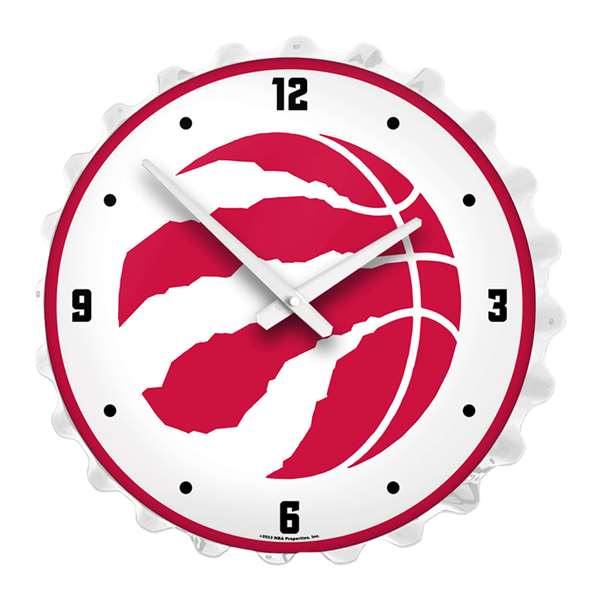 Toronto Raptors: Bottle Cap Lighted Wall Clock