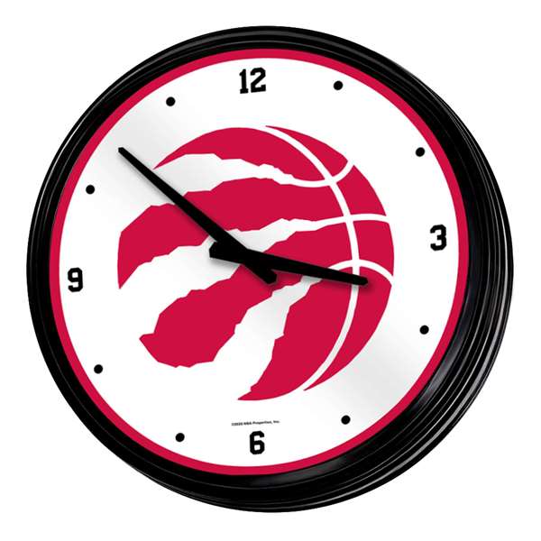 Toronto Raptors: Retro Lighted Wall Clock