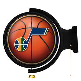 Utah Jazz: Basketball - Original Round Rotating Lighted Wall Sign