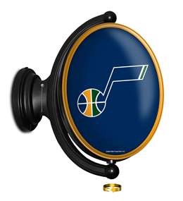 Utah Jazz: Original Oval Rotating Lighted Wall Sign